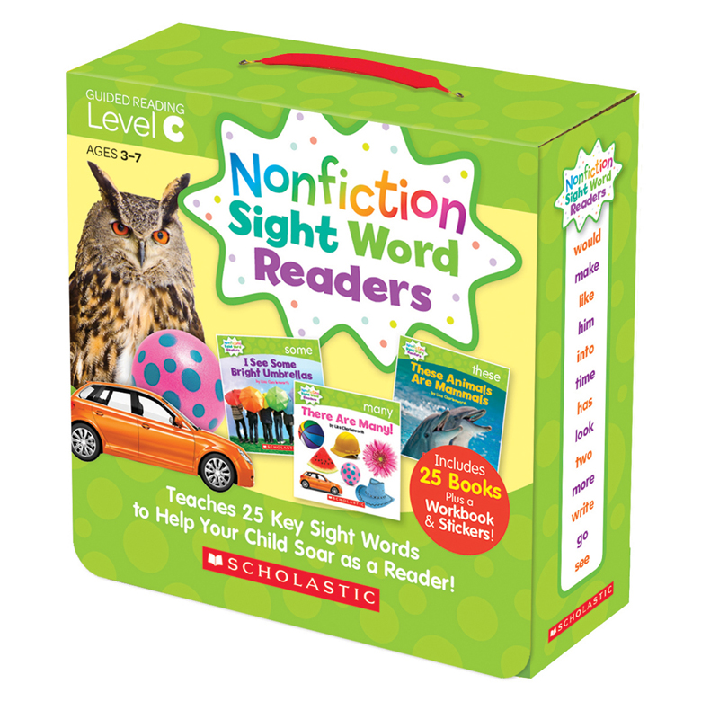 100冊セットCD付きNonfiction sightword reader Amazon.com: Nonfiction Sight Word Readers Parent Pack Level