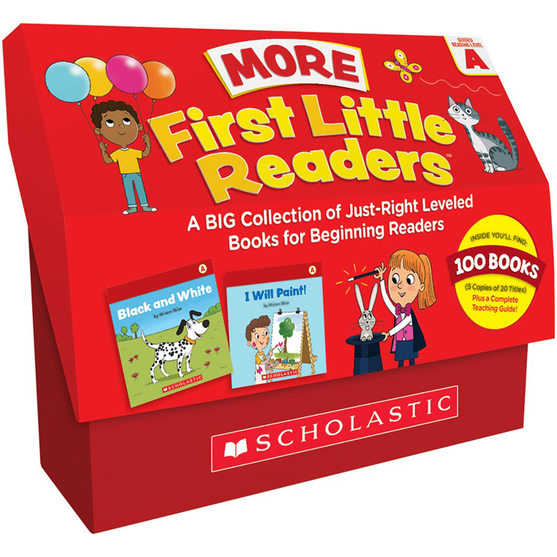 Scholastic Teaching Solutions First Little Readers: More Guided Reading  Level A Books (Classroom Set)