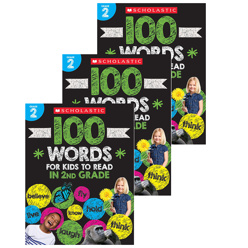 Scholastic Teaching Solutions 100 Words For Kids To Read In 2nd