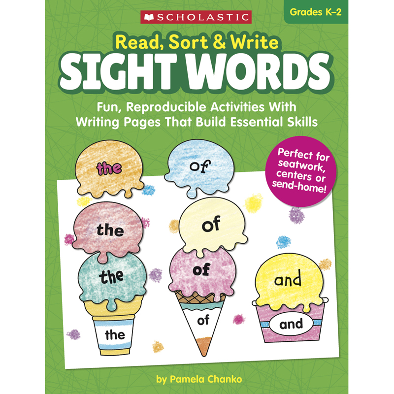 Read sort write sight words the school box inc
