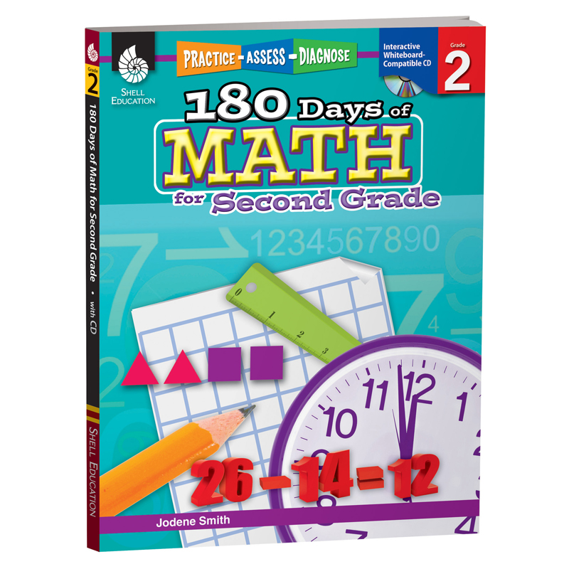 180 Days Of Math Gr 2  SEP50805