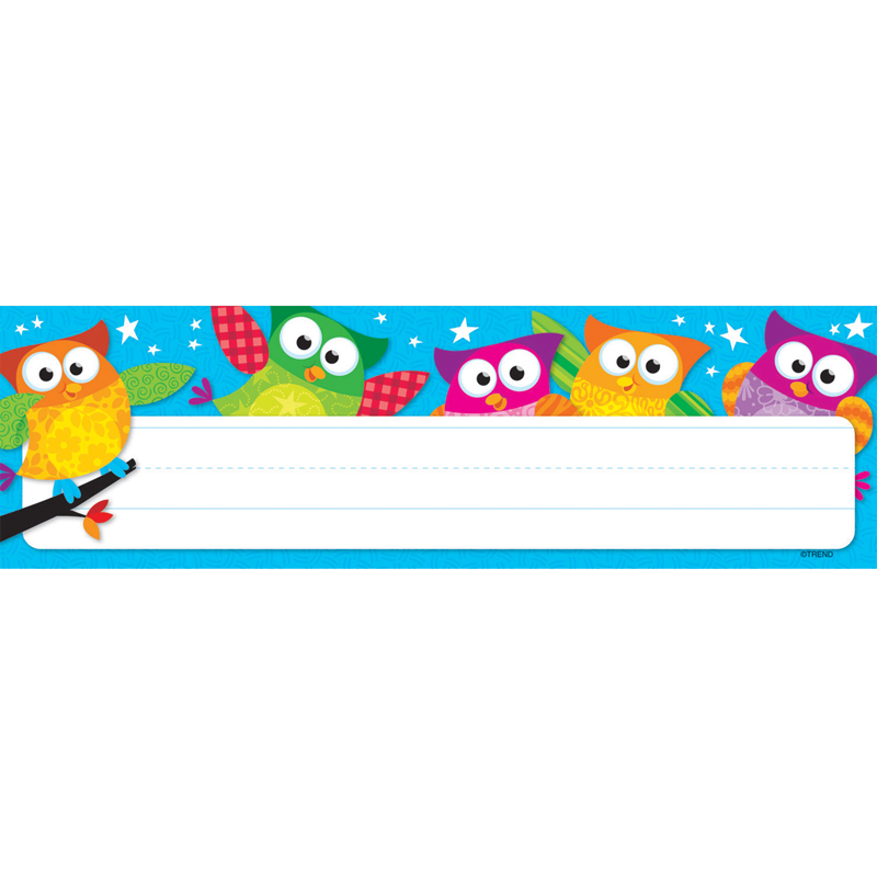 owl stars desk toppers name plates the school box inc