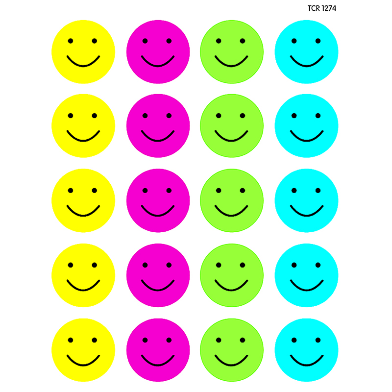 Teacher Created Resources Happy Faces Stickers