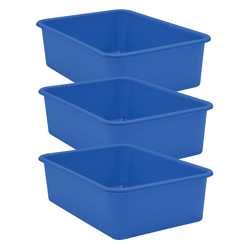 Knowledge Tree  Teacher Created Resources Blue Large Plastic Storage Bin