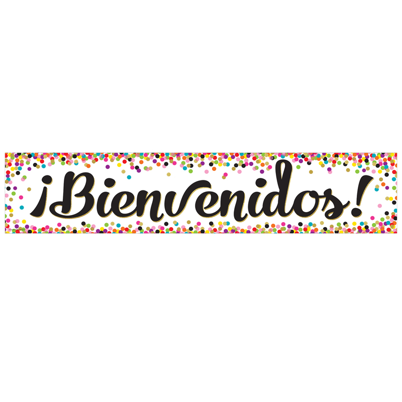 Bold & Bright ¡Bienvenidos! Spanish Banner – Creative Teaching Press