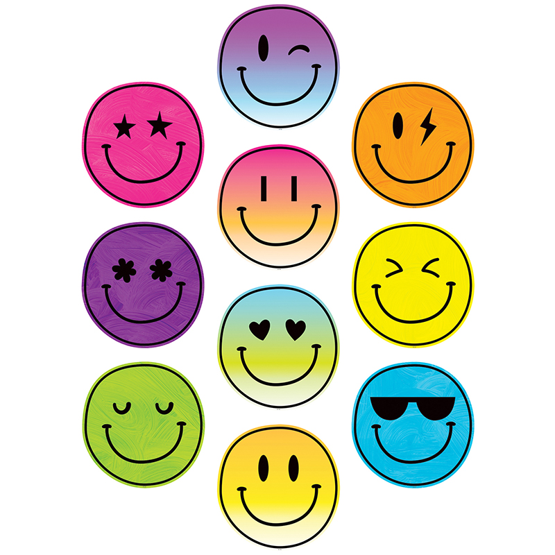 Teacher Created Resources Mini Smiley Stars Stickers Valu-Pak